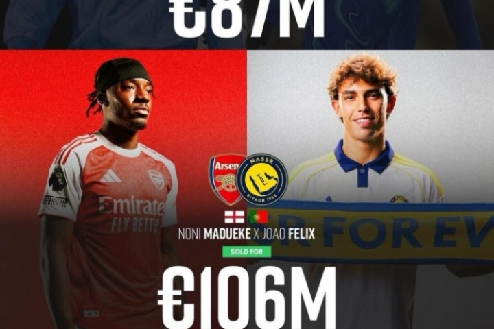 九游体育-顶级操作！切尔西8700万签马杜埃凯+菲利克斯，两人卖了1亿欧